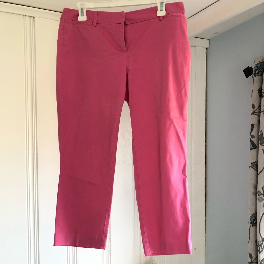 Pink ny&co cropped pants
